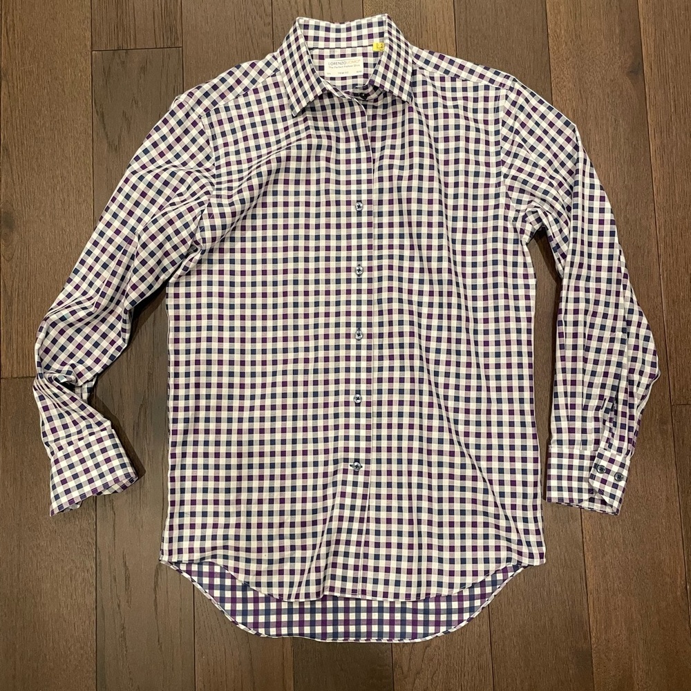Lorenzo Uomo Plaid Shirt